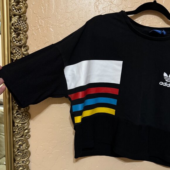 Addidas Boxy crop top Retro style - Picture 5 of 10